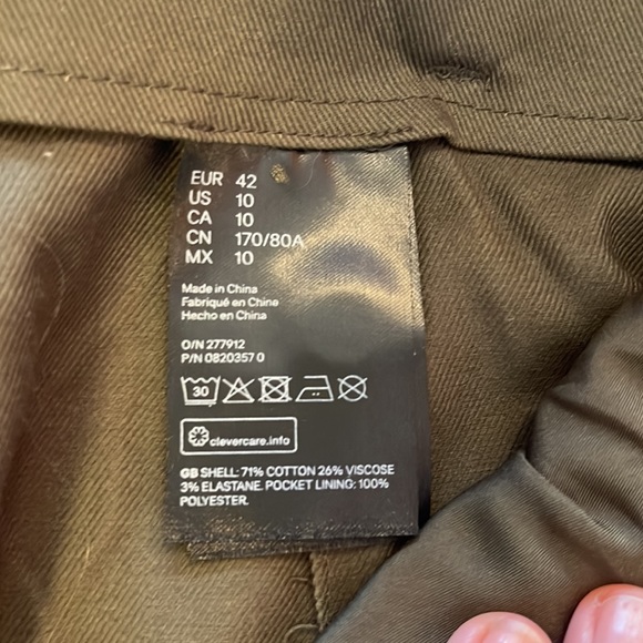 H&M Canvas style skirt with belt - Picture 6 of 11